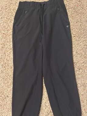 Apana Black Track Pants with Zip Pockets